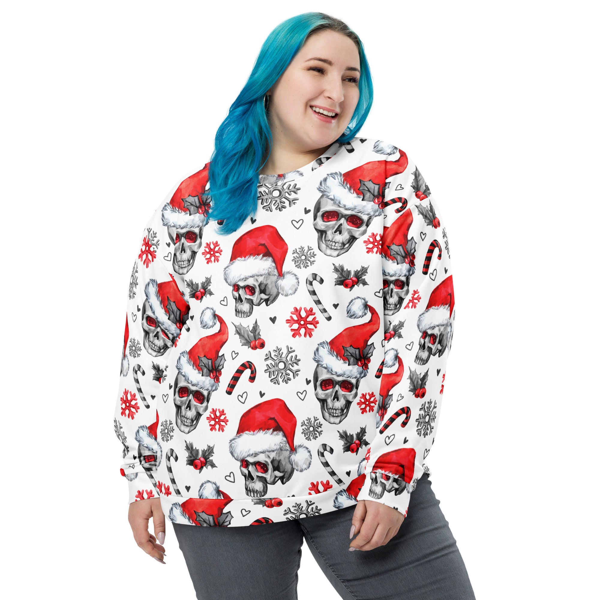 Santa Skulls Eco Sweatshirt